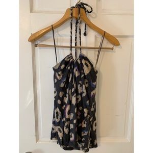 American Eagle// braided strap halter top